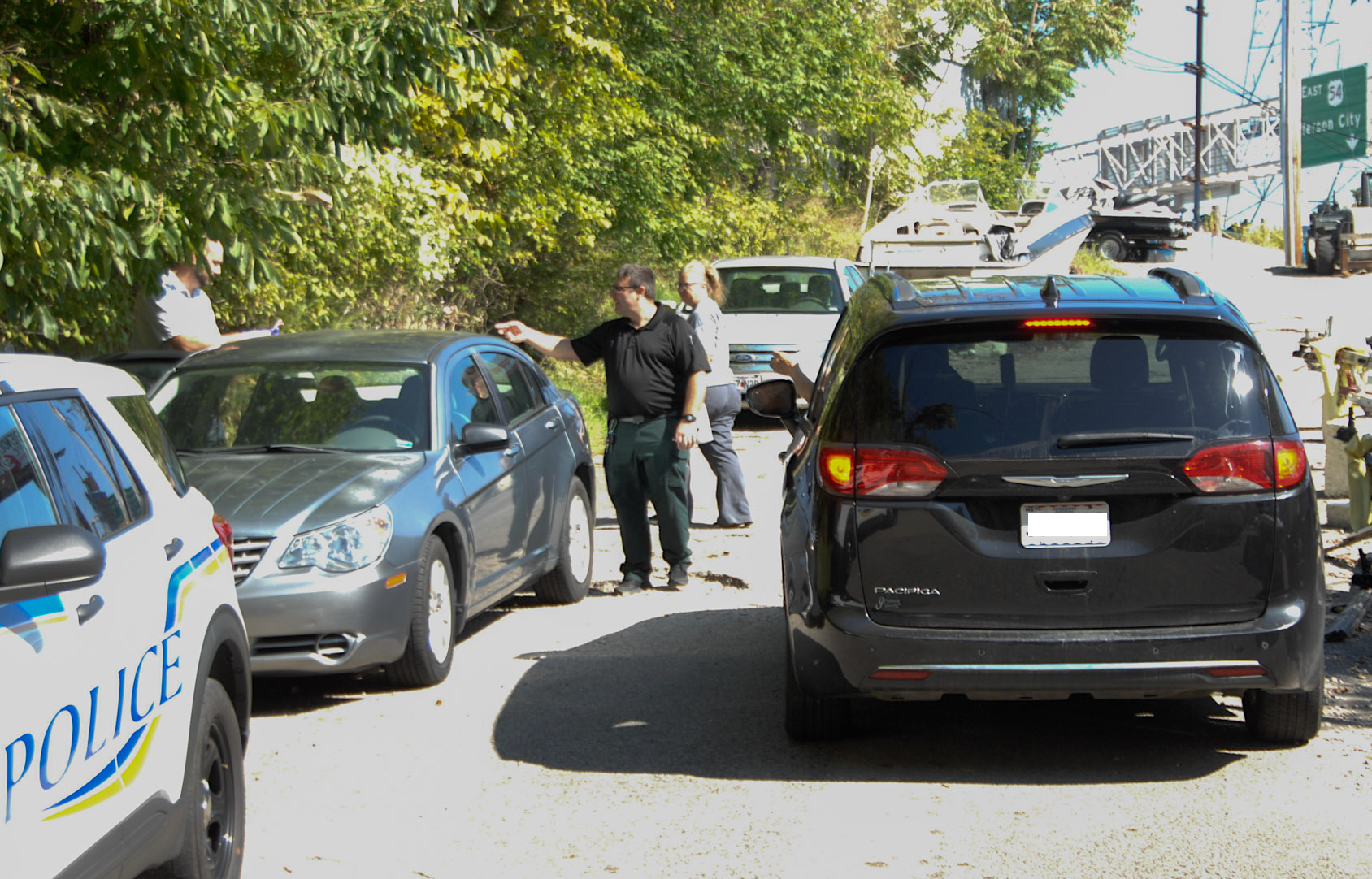 Body Transported By Hearse From Lakefront